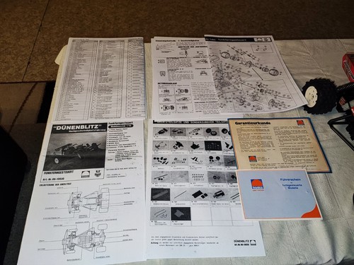 Rarität"80"er Tronico Dünenblitz F13 Bisson Buggy im Maßstab 1:10 von 1985 OVP - Bild 6 von 21