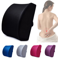 Cuscino Lombare Memory Foam per Auto e Ufficio, Supporto Schiena Comfort - Miniatura 2
