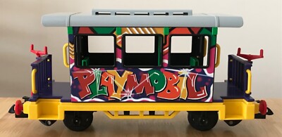 PLAYMOBIL Graffiti Personenwagen Vintage Spur G Zug in gutem Zustand
