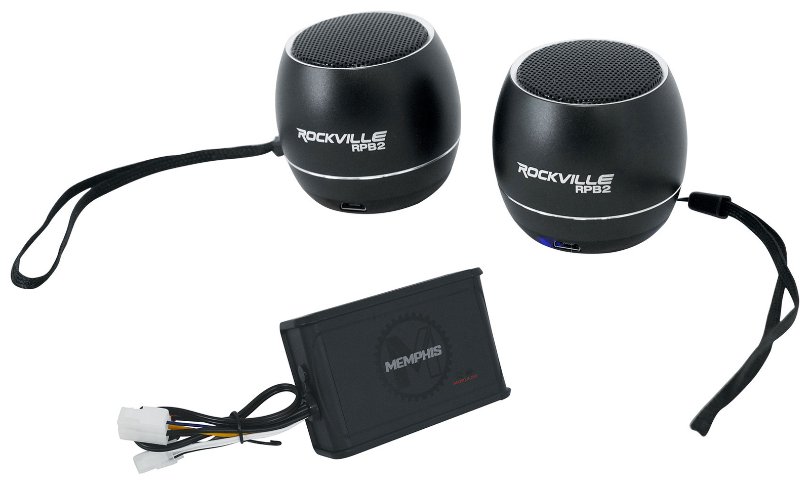 Memphis Audio MX1502-24V Мотоциклетный RZR UTV 2-канальный усилитель Домашний динамик