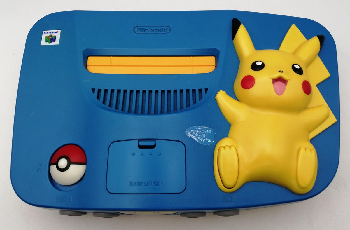 Pikachu Nintendo 64 Console NUS-101 Pokemon | eBay