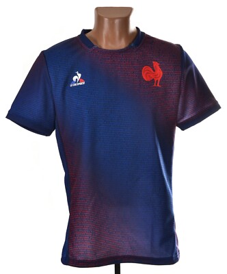 Maillot France Rugby Le Coq Sportif, Homme, 2XL, Bleu - état Correct !