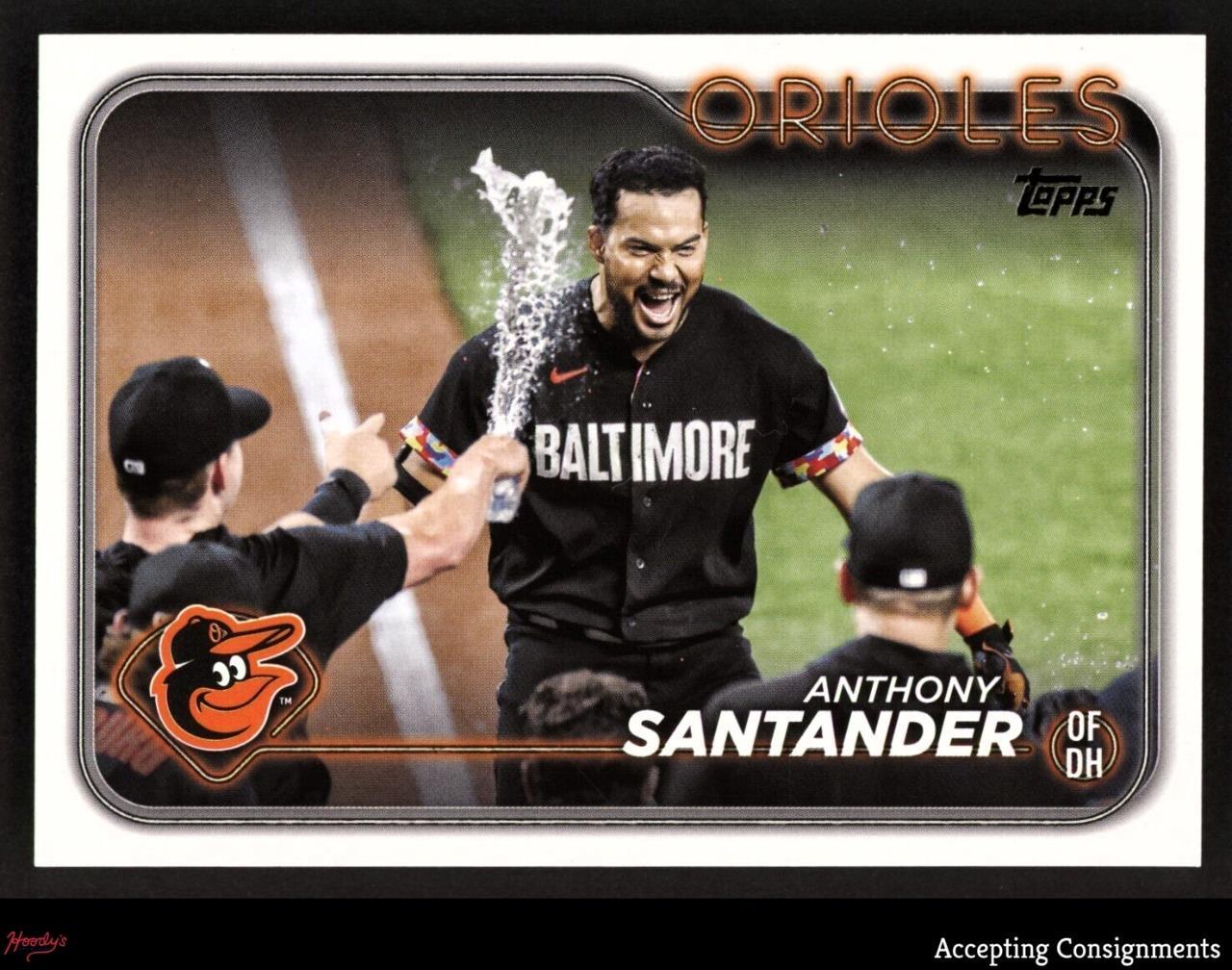2024 Topps Golden Mirror Image Variations #648 Anthony Santander SSP ORIOLES