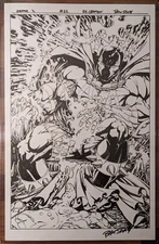 Bart Sears Violator 2 pg 22 Spawn Splash Recreation Original Art