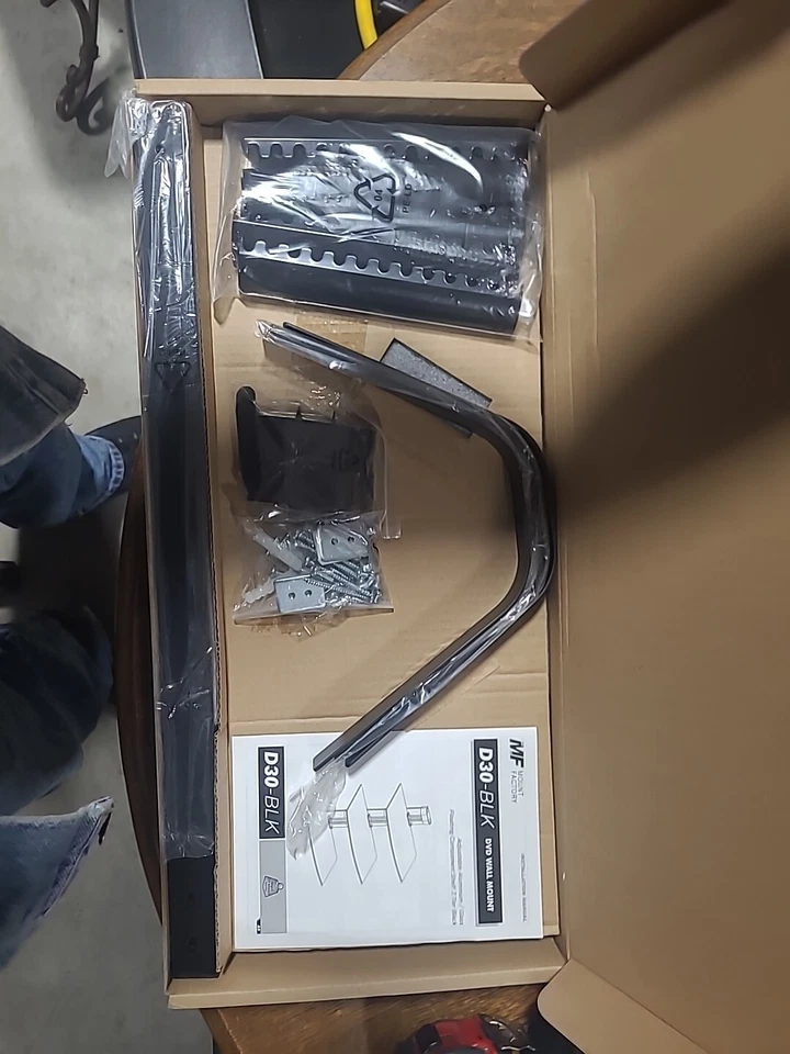 Floating Wall Mounted Shelf with Strengthened Tempered Glasses for DVD TV 3 - Image 4 of 4