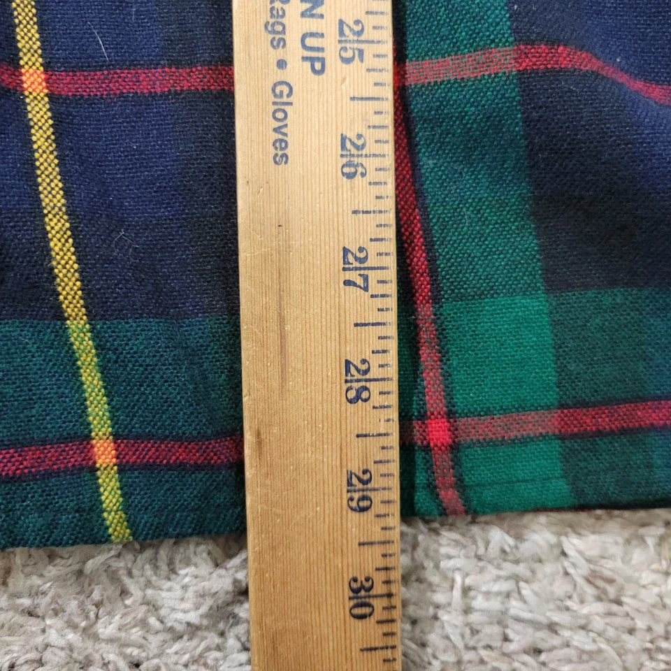 Винтажная мужская рубашка Van Heusen XL на пуговицах 100% акриловая фланель чек вестерн - Изображение 4 из 4