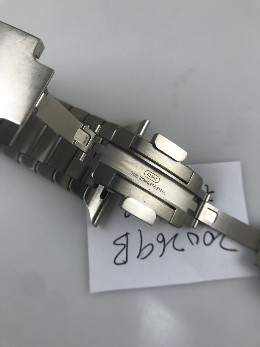 Apple - 純正 Apple Watch Silver Link Bracelet 42mm Original Apple Watch Link Bracelet band 42MM 44mm 45MM 46MM 49MM