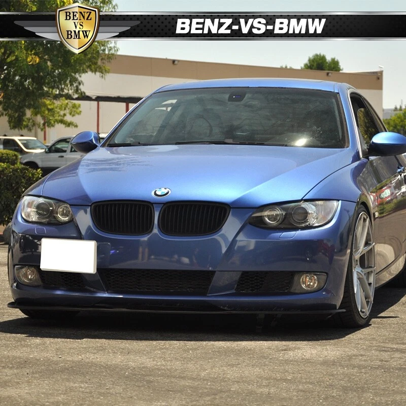 Fits 06-13 BMW E90 E92 3 Series U1 Style Front Bumper Lip Spoiler Unpainted - PU - Image 2 of 4