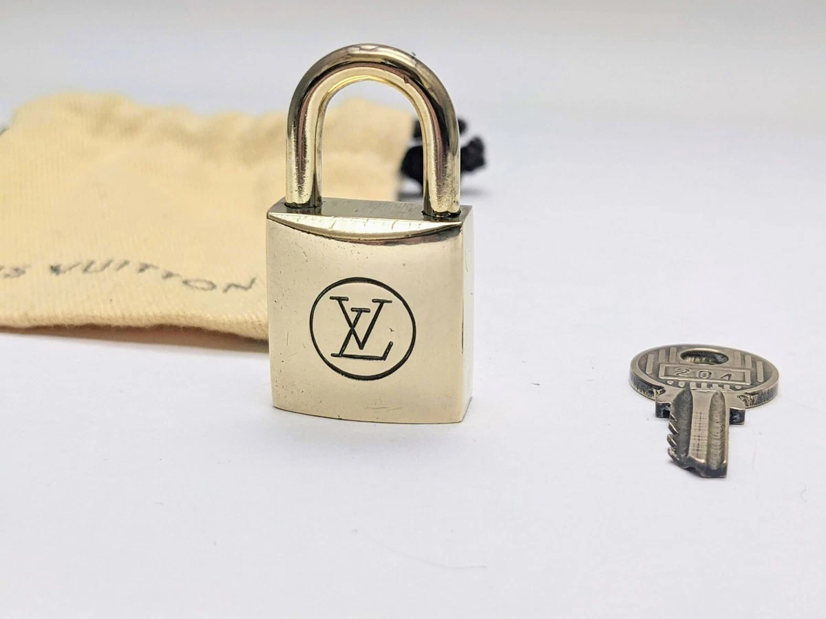 lv lock and key gold for purse