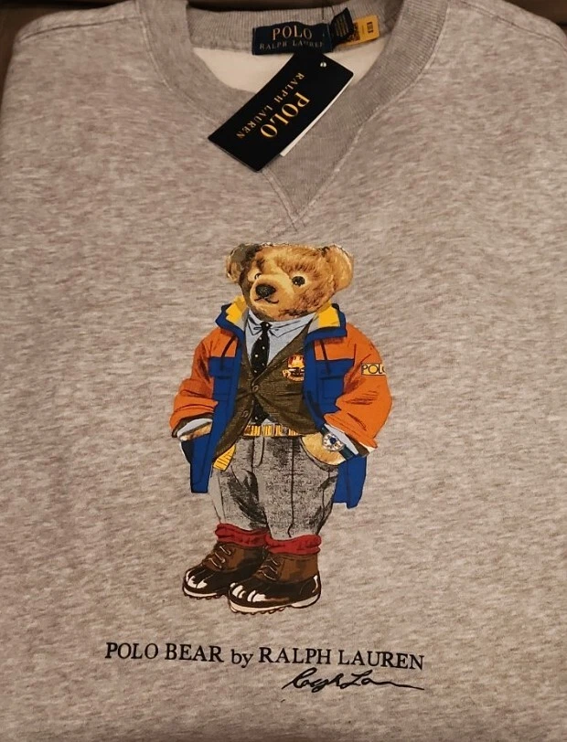 Polo Ralph Lauren Hi Tech Bear sweatshirt CP93 p wing stadium. Medium. BNWT  | eBay