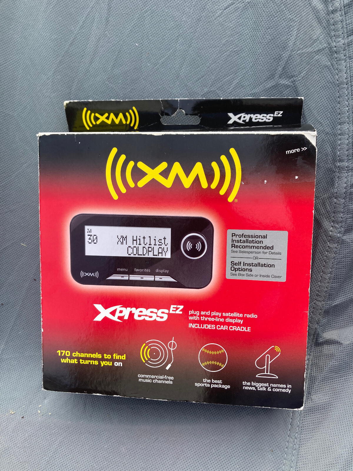 Audiovox XpressEZ XMCK5P For XM Car & Home Satellite Radio Receiver for