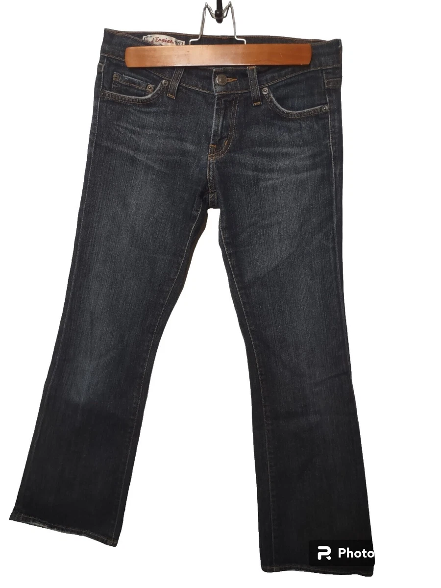 Jeans Femme Red Engine Taille 29 - Coupe Straight Stretch - Noir Délavé - Occasion Très Bon état