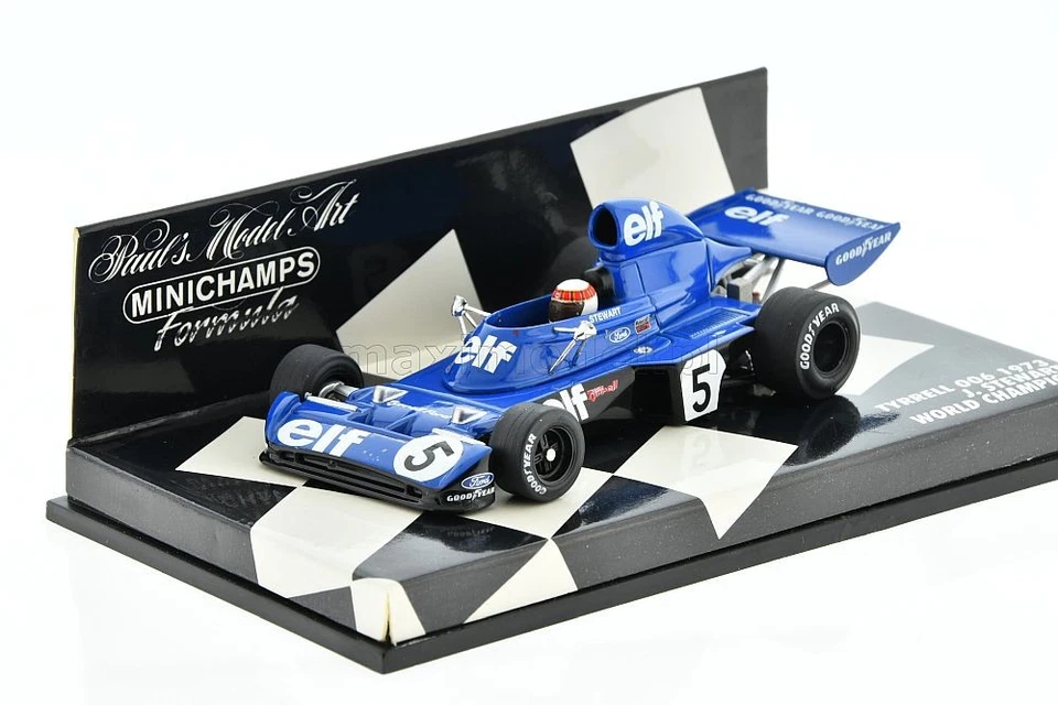 F1 TYRRELL 006 #5 J.Stewart World Champion 1973 1/43 MINICHAMPS 430730005 - Image 2 of 4