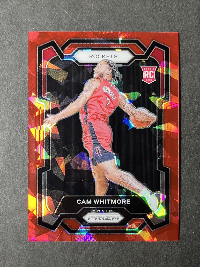 2023-24 Panini Prizm - Cam Whitmore #129 Red Ice Prizm (RC)