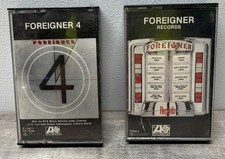 Foreigner 4 Foreigner Records Cassettes 1981 1982 Atlantic Classic Rock Lot