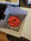 Red Ceramic Mushroom Planter Water Dispenser New In Box!  — photo 7