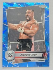 Topps 2025 Chrome WWE Sapphire Edition Bron Breakker #198 Wrestling Card