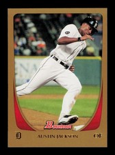 2011 Bowman #108 Austin Jackson Gold Detroit Tigers