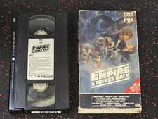 Star Wars The Empire Strikes Back VHS Video Tape CBS FOX 1984 VTG Red Label Used