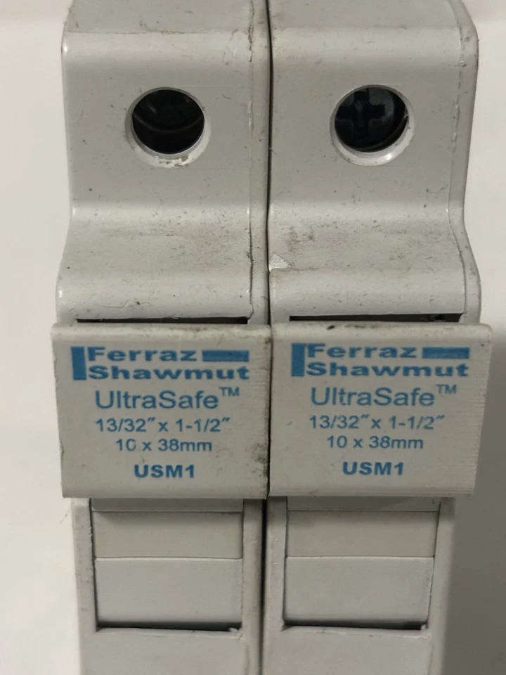 Lot (2) Ferraz Shawmut USM1 / Y213944 / Ultra safe 13/32” X 1-1/2” / 10x38mm - Image 3 of 4
