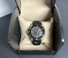 VTG Seiko Quartz Divers Watch Women 34mm Black Steel JAPAN 2625-0019 New Battery