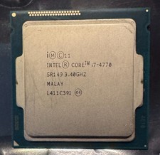 Intel Core i7-4770 3.40GHz Quad-Core LGA1150 CPU SR149 Tested Working