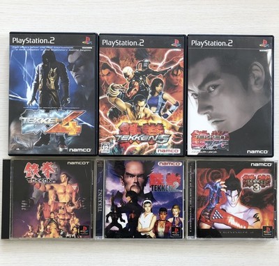 Tekken 1 2 3 4 5 Tag Tournament PS1 PS2 set of 6 games Playstation