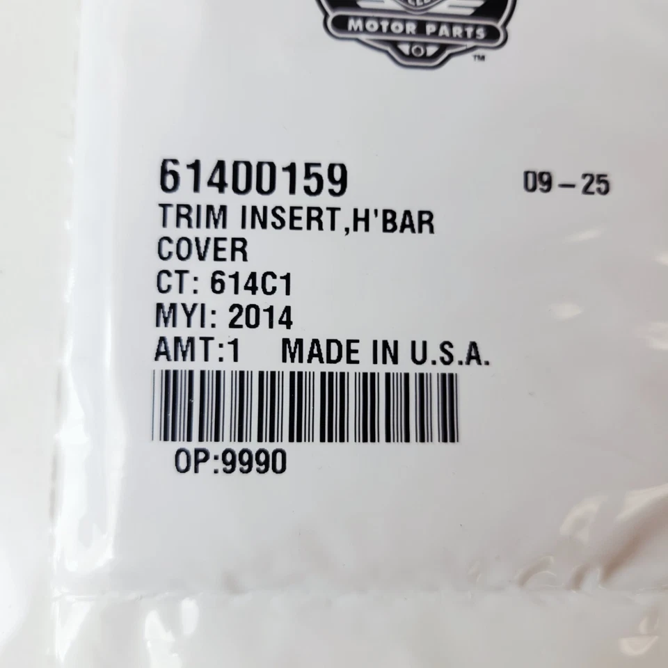 Harley-Davidson 2014-2025 Road King Black Handlebar Medallion Insert 61400159 - Image 4 of 4