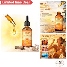 Tanning Drops Liquid L-Tyrosine Lutein Copper Cherry Flavor Gluten Free GMO