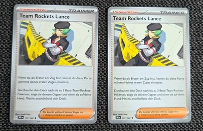 2 x Team Rockets Lance 177 / 182, Ewige Rivalen 