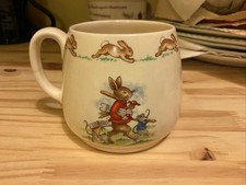 Bunnykins Teacup Royal Doulton Bone China Made in England Repaired