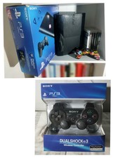 Sony PlayStation 3 Super Slim 12GB Refurbished. Dualshock 3 Boxed. 6 games.