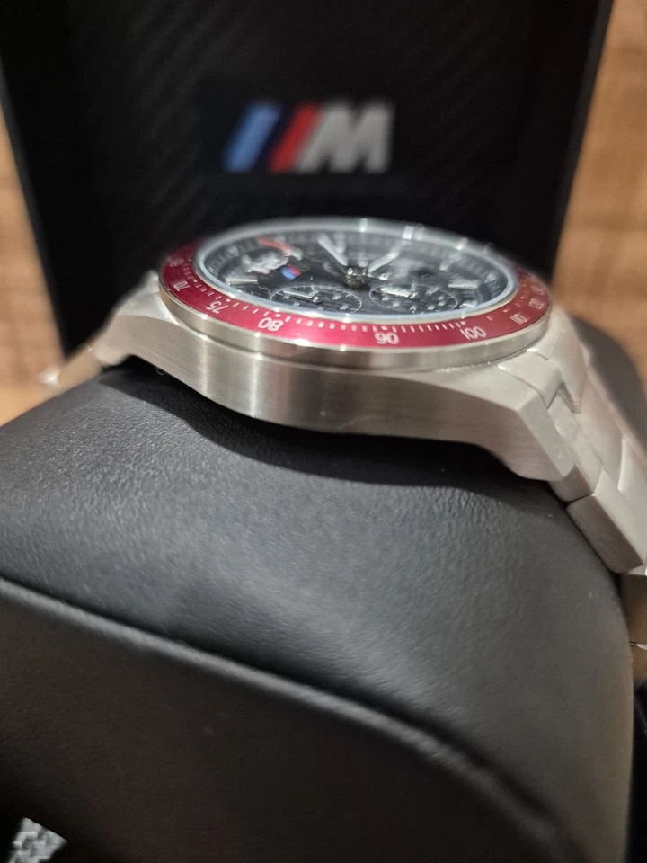 BMW Motorsport M4 M5 M6 M Power Racing GTR Car Swiss Chronograph Watch 007 Bond - Image 4 of 4