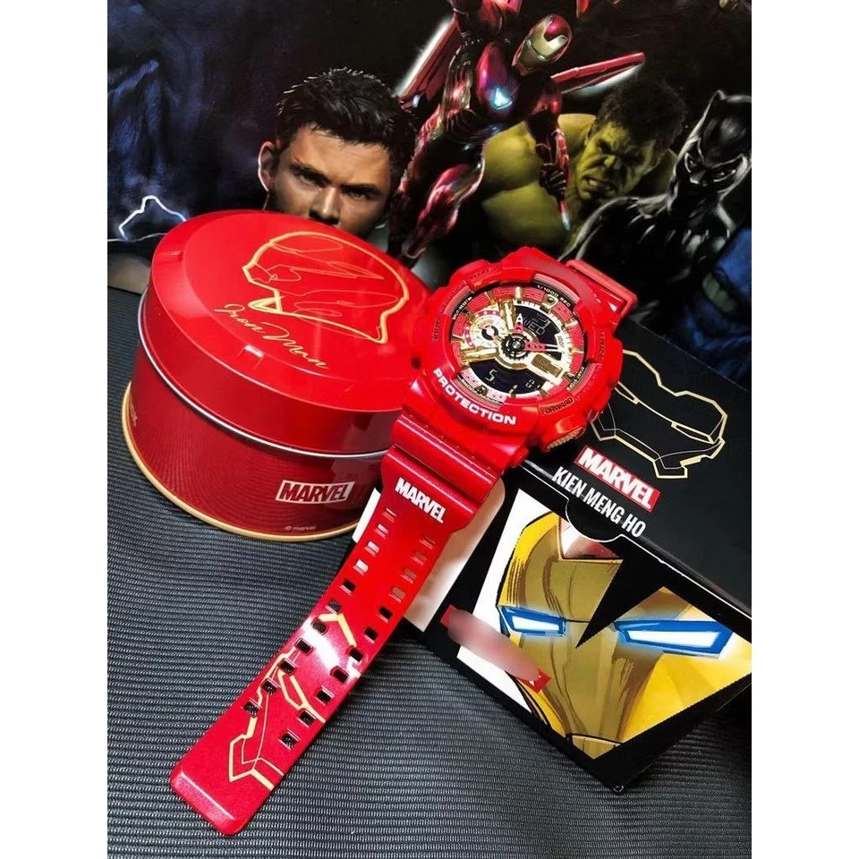 G-Shock AA Avengers Hero Ironman For Mens Wear Digital Wrist Watch Versatile - Image 2 of 2