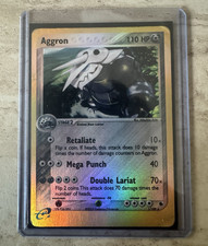 Aggron 1/109 Ruby & Sapphire Reverse Holo Holo Rare Pokemon TCG English 2003