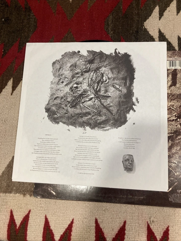 David Sylvian Secrets Of The Beehive NM  1987 vinyl LP 1st press - Image 4 of 4