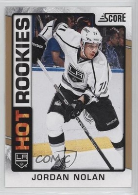 2012-13 Score Hot Rookies Gold Rush Jordan Nolan #508 Rookie RC 1md