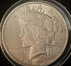 1923 Peace Silver Dollar $1 Coin  90% Silver -