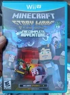 Minecraft Story Mode The Complete Adventure Nintendo Wii U CIB Complete N-Mint