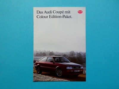 Brochure / Catalogue - Audi Coupe (B3) with Colour Edition Package - 11/92