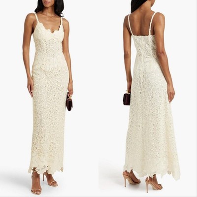 Simkhai Phoenix Embroidered Lace Maxi Dress