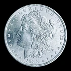 1888 Morgan Silver Dollar Choice BU+ (93D00)