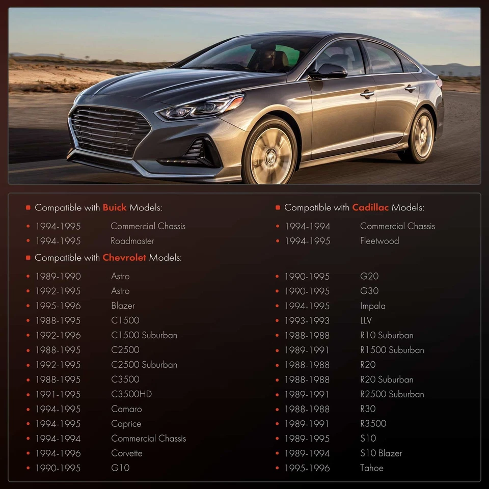 Speed Sensor for Chevrolet Impala Tahoe Blazer GMC C1500 Buick Cadillac Pontiac - Image 2 of 4