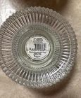 VINTAGE CLEAR Ribbed Candle Lite Possibly Fits As FAIRY LAMP  Bottom For Fenton