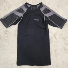 Backjoy PostureWear Elite Mens Size M Posture Correcting Compression Shirt Black