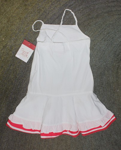 Deux par Deux Girls White Sleeveless Dress - Size 6 - NWT - Picture 5 of 5