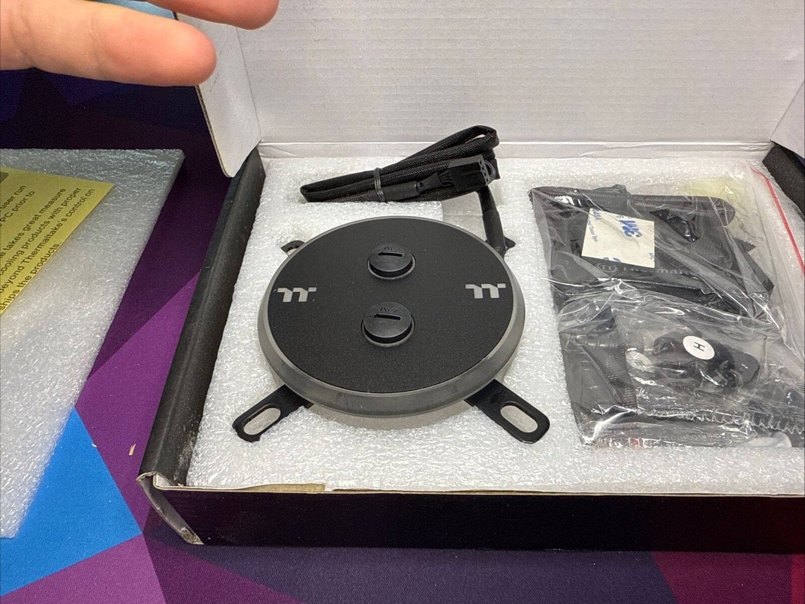 Thermaltake Pacific DIY LCS Intel/AMD W4 RGB CPU Water Block AM4 Ready Type B