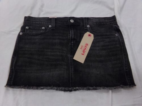 LEVIS Womens Size 28 Short Mini Denim Blue Jean Skirt NEW with Tags