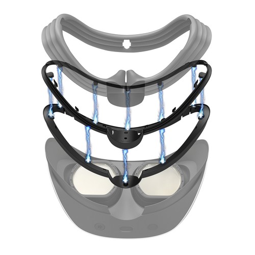 Silicone Face Cover Quick Release Unit VR Accessories for VR2 - Picture 3 of 11