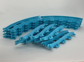 LEGO Friends Roller Coaster Train Track Lot of 12 Blue 41130 Amusement Park